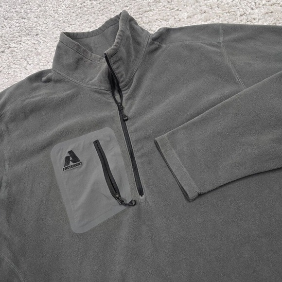 Eddie Bauer Sweater Mens XL Gray First Ascent Fleece Long Sleeve Pullover Hiking - Picture 1 of 10